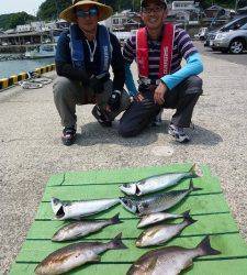神谷一文字　カゴ釣りでグレ・イサギ・ゴマサバ