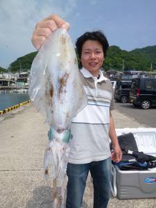 沖一文字外向きでヤエンのアオリイカ〜夜通し…