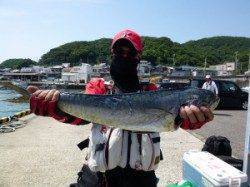 沖一文字内向き　ルアーでシイラ&メジロ