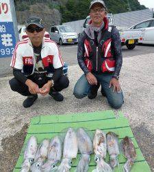 沖一文字内向きでシイラ〜3人で20匹！