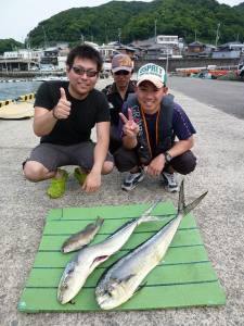 沖一文字内向きのシイラ釣果〜バラシたくさん…