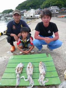 神谷一文字とケムリ島　ヤエンでのアオリイカ…