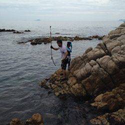 ロックフィッシングでアコウ＆ガシラ、投げ釣りでキス