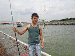 尼崎市立魚つり公園のサビキ釣果〜タナ浅くアミエビ上撒きでもＯＫ