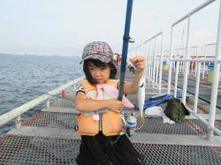 尼崎市立魚つり公園　20cmを超えるサバの…