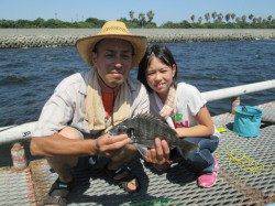 尼崎市立魚つり公園　夏休み子供サビキつり大会〜メインはサバ