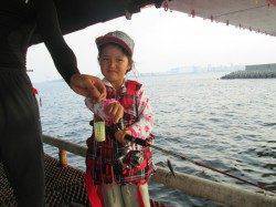 尼崎市立魚つり公園 アジとサッパが大漁!