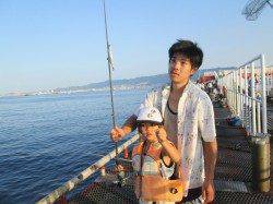 尼崎市立魚つり公園アジ・サバ大漁〜サバは水煮がおすすめ