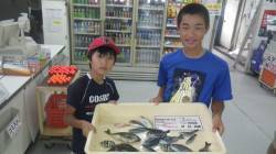 五目釣りファミリー釣果！アイゴ・グレ・サン…