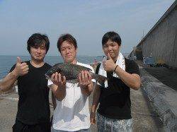 北港釣り公園　カゴ釣りでマダイ＆チヌの釣果