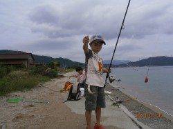 宮津でキスゲーデビュー! タコがかかってタコ焼きにしました♪