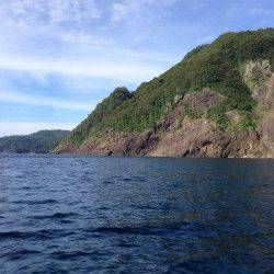 磯にわたってのフカセ釣り　アタリ多く楽しめました