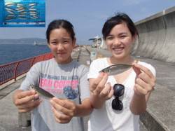 ★釣りガール★サビキでアジGET in 平…