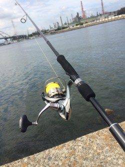 石津川にてシーバスのボイル〜72cm!!