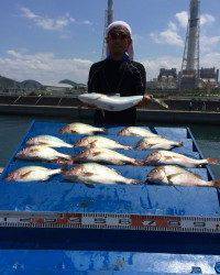 マリーナシティ海洋釣堀で念願の青物！