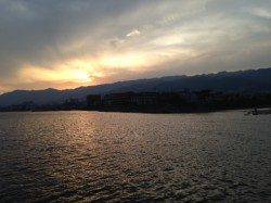 南芦屋浜にてキス・ハゼ〜夕方のキスの時合に意外にも良型が♪