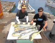 黒島の磯　ルアーでシイラ二人で6本