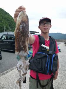 神谷一文字　ヤエンでのアオリイカ釣果