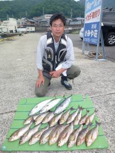 沖一文字内向き　イサギ・ゴマサバ・ソーダガ…