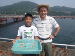 【22日】須磨海づり公園　落とし込みでベラ…