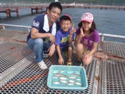 須磨海づり公園でファミリーサビキ　アジ＆ベ…