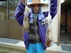 活けアジを使ってアオリ1.09kg、湯浅の…