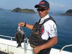 湯浅の磯での紀州釣りでチヌ・グレの釣果
