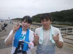 大阪南港魚つり園でアジ・サバ・サッパ・タコ…