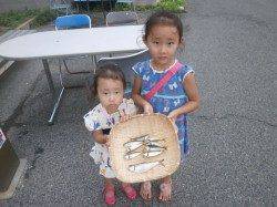 釣り公園でファミリーフィッシング☆アジにサッパ☆