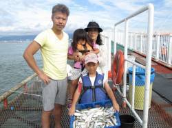 尼崎市立魚つり公園　サビキでアジサッパ好調…