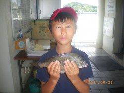 姫路市立遊漁センターにてチヌの釣果