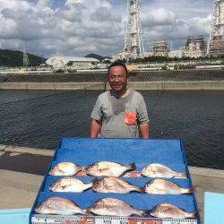 マリーナシティ海洋釣り堀 タイが入れ食いでした☆