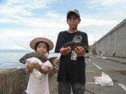 北港釣り公園　アイゴ・カマス・カワハギの釣果