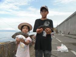 北港釣り公園　アイゴ・カマス・カワハギの釣…