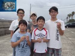平磯海づり公園　ファミリーのサビキ釣りでア…