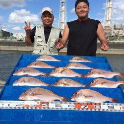 マリーナシティ海洋釣り堀　マダイ＆青物の大漁釣果出てます