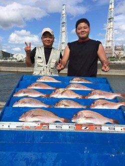 マリーナシティ海洋釣り堀　マダイ＆青物の大漁釣果出てます