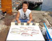 黒島&湾内の筏にてマダイ・マルアジ…