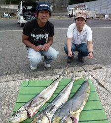 ルアーでシイラ100cm！神谷沖一文字内向きにて