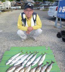 沖一文字で小イサギ釣れています