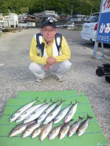 沖一文字で小イサギ釣れています