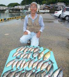 沖一文字内向きにてイサギ数釣り、ほか魚種多彩な釣果