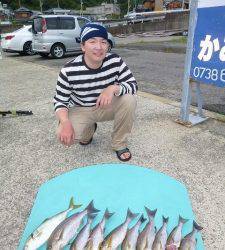 沖一文字内向きにてイサギ数釣り、ほか魚種多彩な釣果