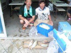 大磯でのショアジギングでシオとオニカサゴの釣果