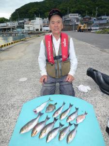 ヒラバエのカゴ釣りでチャリコ・カワハギ・イサギ・ゴマサバ