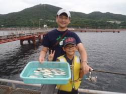 須磨海づり公園　家族でサビキ楽しめます