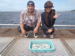 須磨海釣り公園　サビキでアジ・サバの釣果