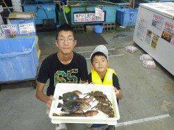 新芳養　ズボ釣りでハタ・ガシラ・磯カニ・イシガキダイ