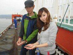 連玉ウキでサヨリ30匹　尼崎市立魚つり公園