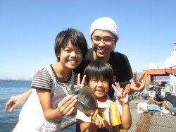 サヨリ、本日も絶好調☆尼崎市立魚つり公園